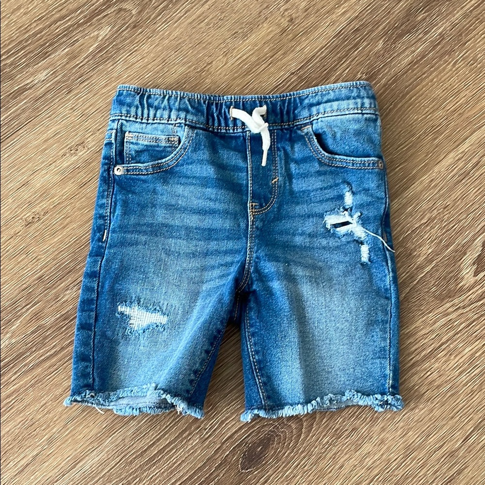 Kids Blue Denim Shorts